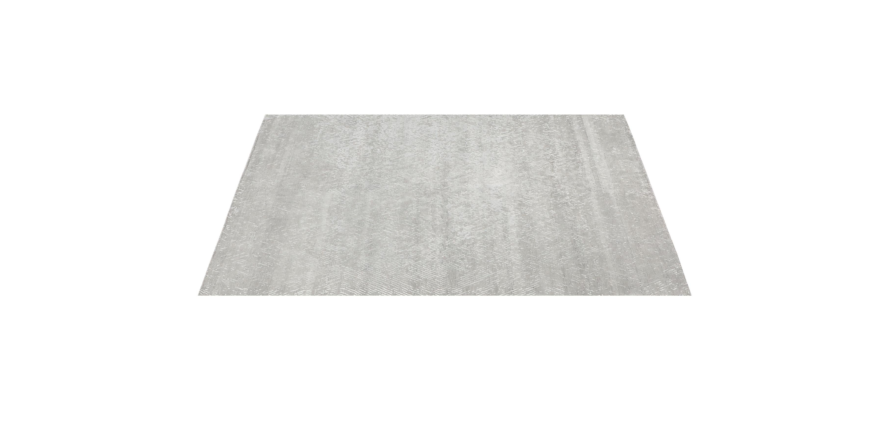 For Sale: Silver (Meyla Grey/Silver) Ben Soleimani Meyla Rug 9'x12' 2