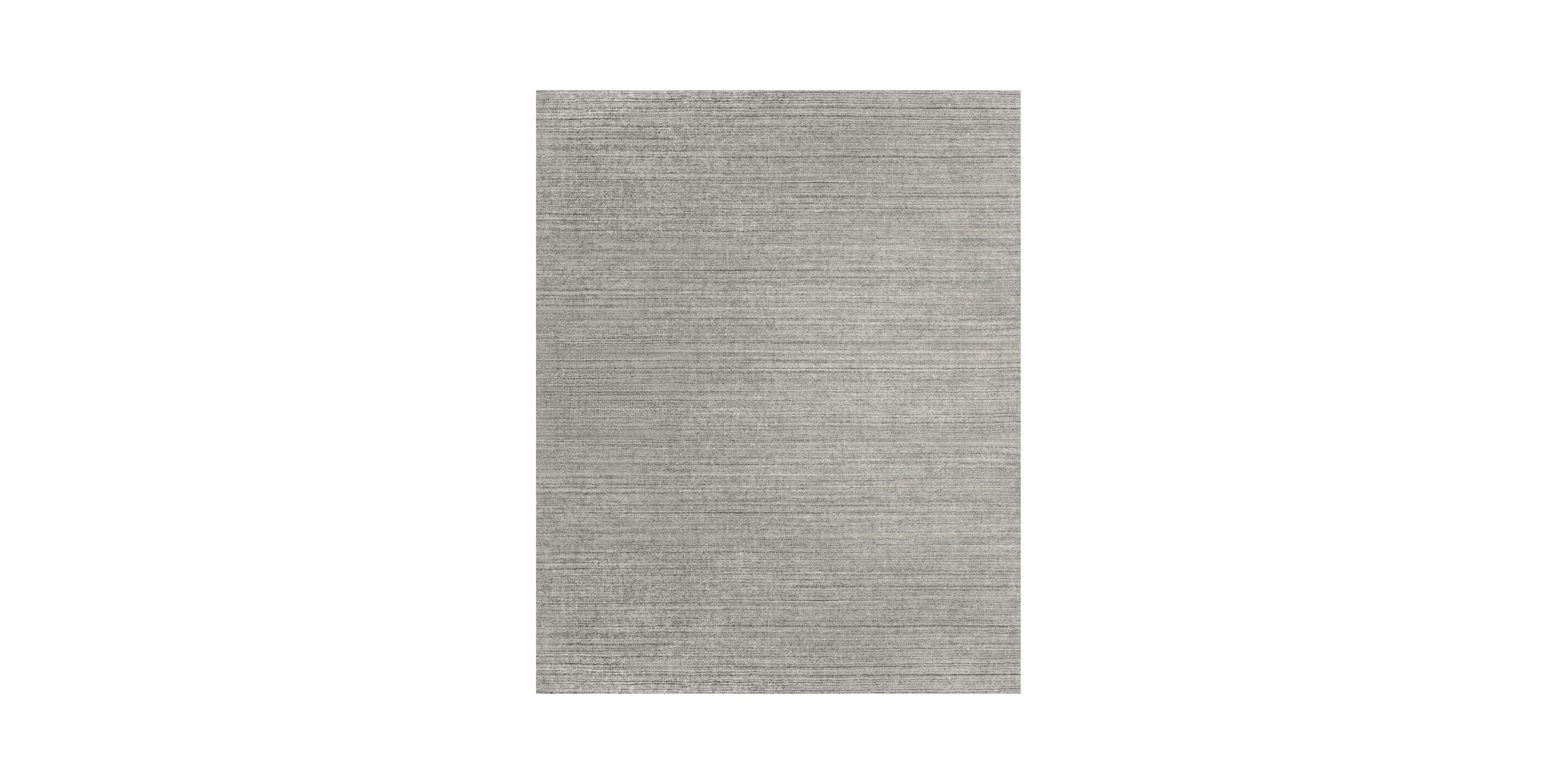 For Sale: Gray (Nahla Fog) Ben Soleimani Nahla Rug– Handwoven Charcoal 9'x12'