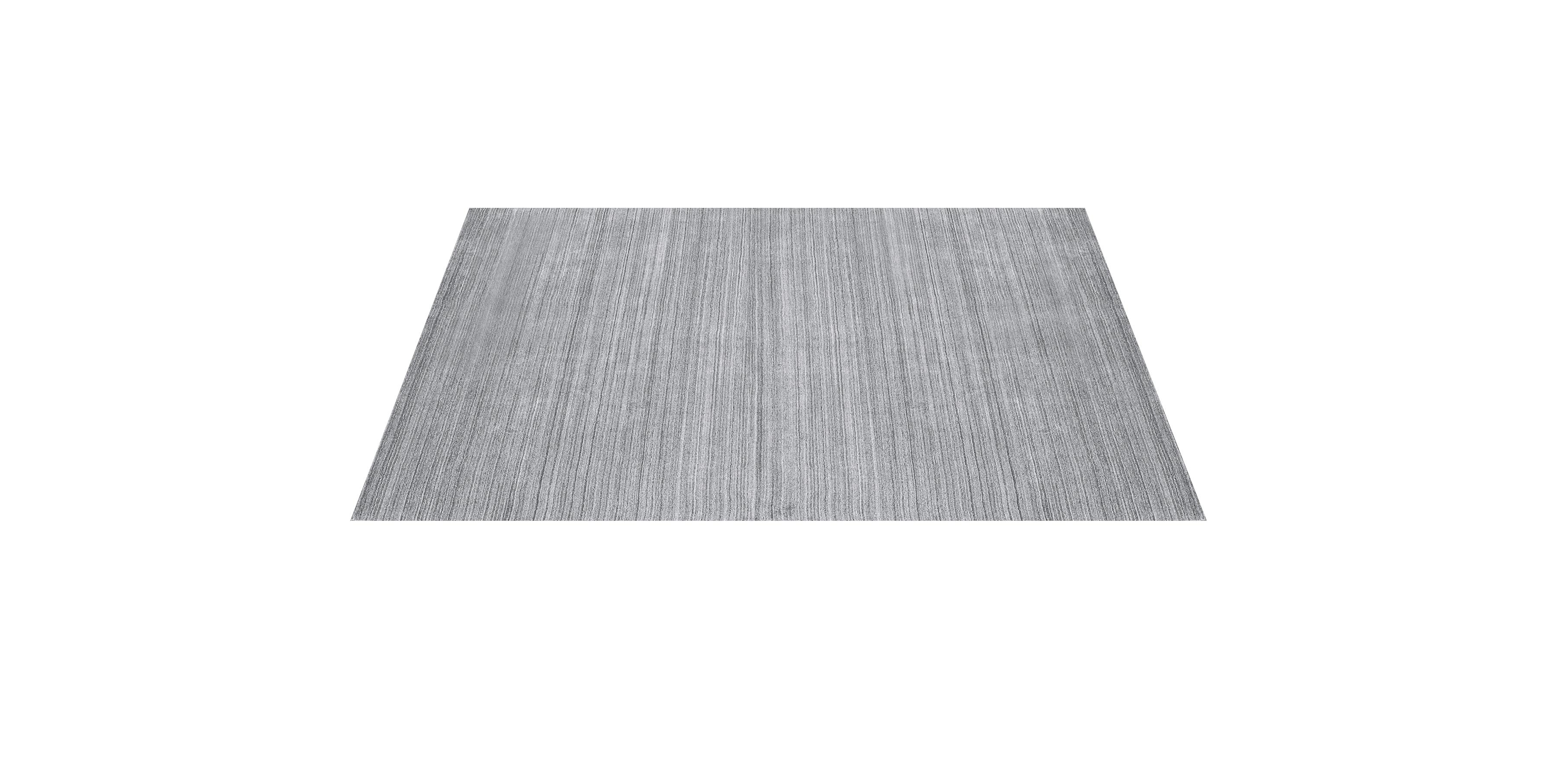 For Sale: Gray (Nahla Charcoal) Ben Soleimani Nahla Rug– Handwoven Charcoal 6'x9' 2