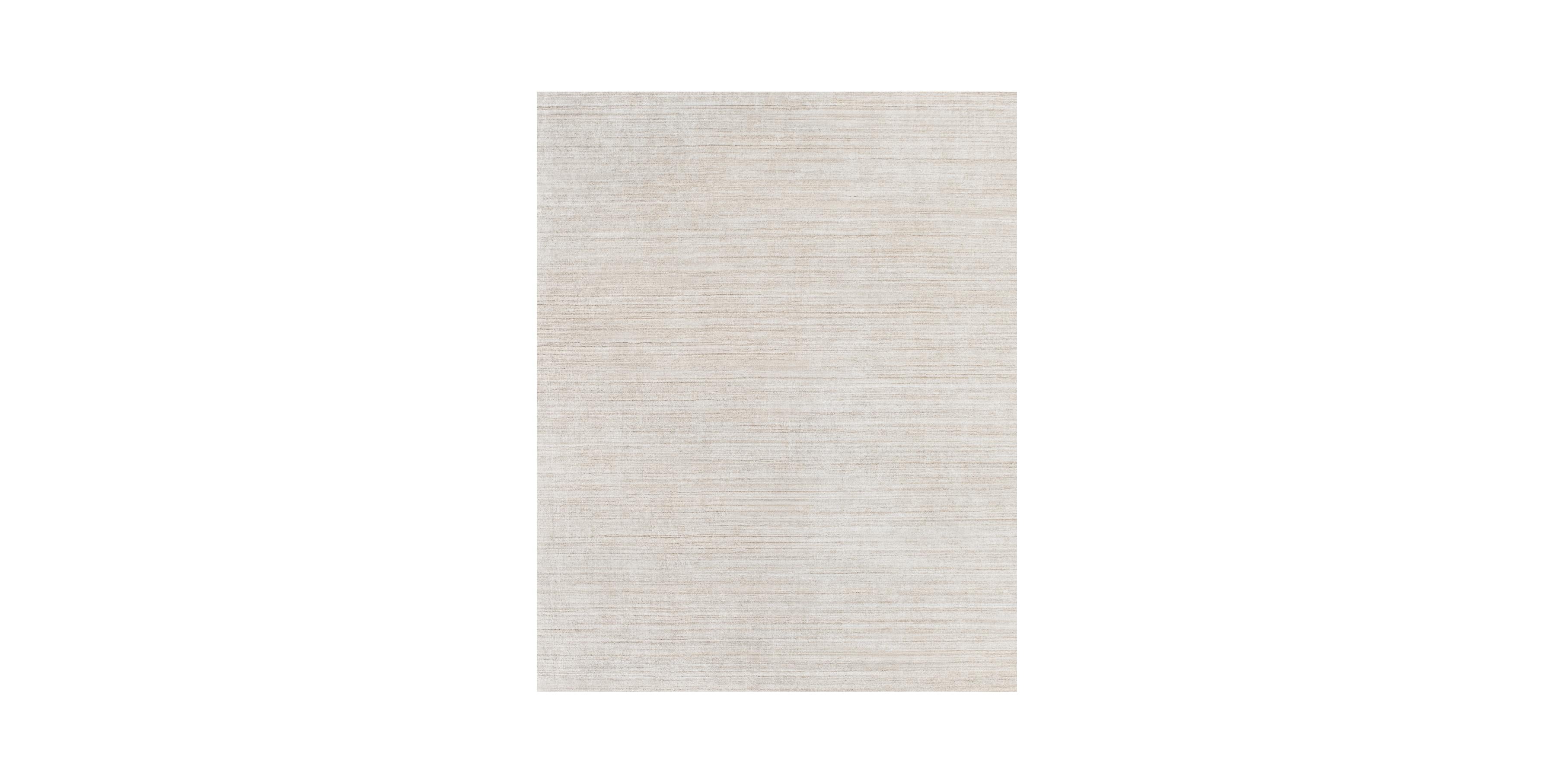 For Sale: Beige (Nahla Natural) Ben Soleimani Nahla Rug– Handwoven Charcoal 6'x9'