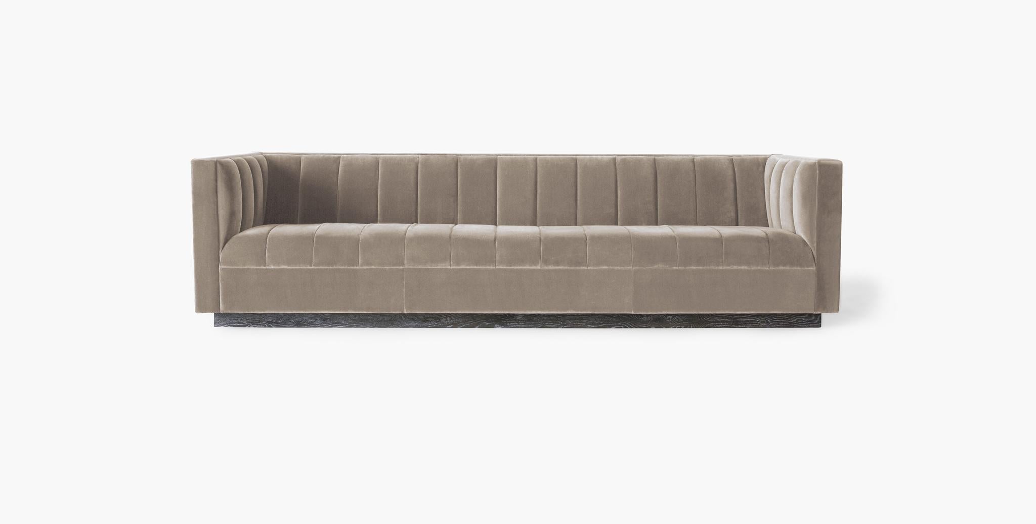 For Sale: Gold (Velvet Sand) Ben Soleimani Palmer Sofa Large 2