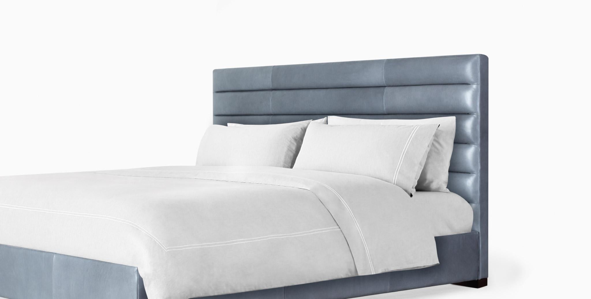 For Sale: Gray (Refined Saddle Pewter) Ben Soleimani Hayworth California King Sized Bed 3