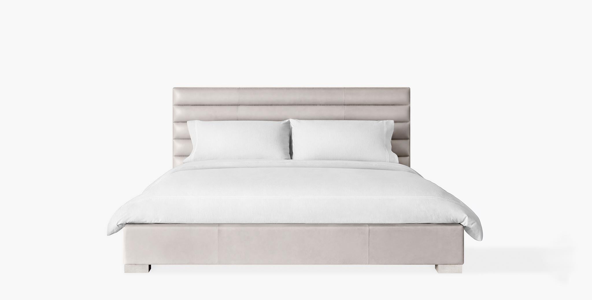 For Sale: Beige (Saddle Parchment) Ben Soleimani Hayworth California King Sized Bed 2