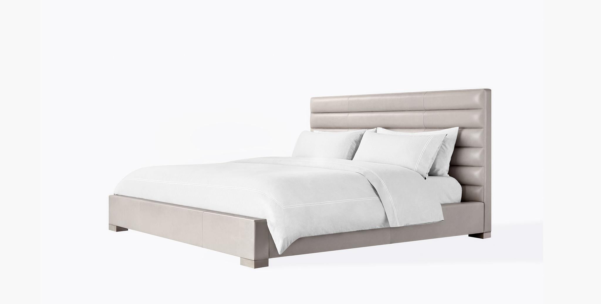For Sale: Beige (Saddle Parchment) Ben Soleimani Hayworth California King Sized Bed 3