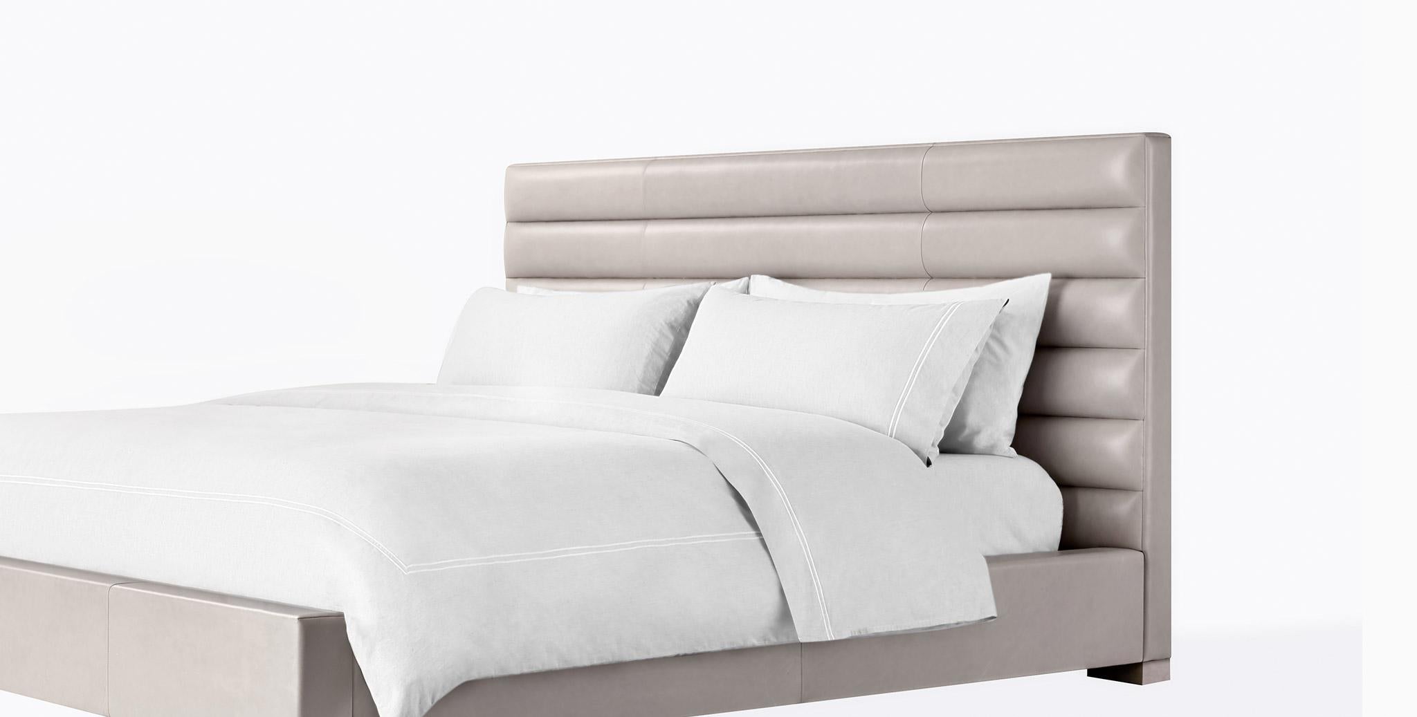 For Sale: Beige (Saddle Parchment) Ben Soleimani Hayworth California King Sized Bed 4