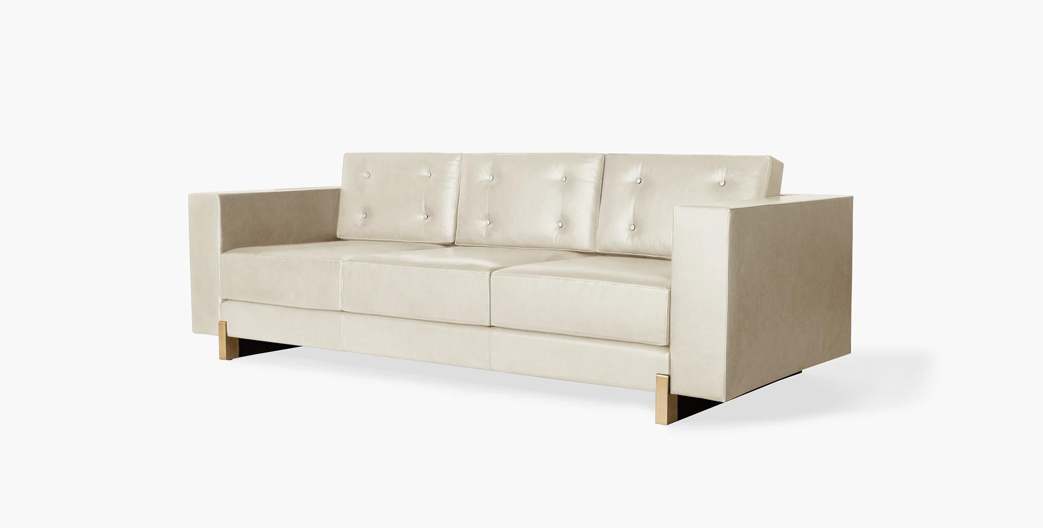 For Sale: Beige (Refined Saddle Bone) Ben Soleimani Oakes Sofa Medium 2