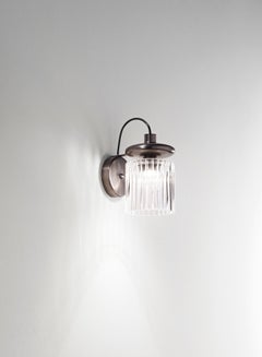 Vistosi Led Tread Wall Lamp with Matte Bronze Frame by Chiaramonte