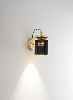 Lampe murale à LED Vistosi avec cadre en or mat de Chiaramonte
