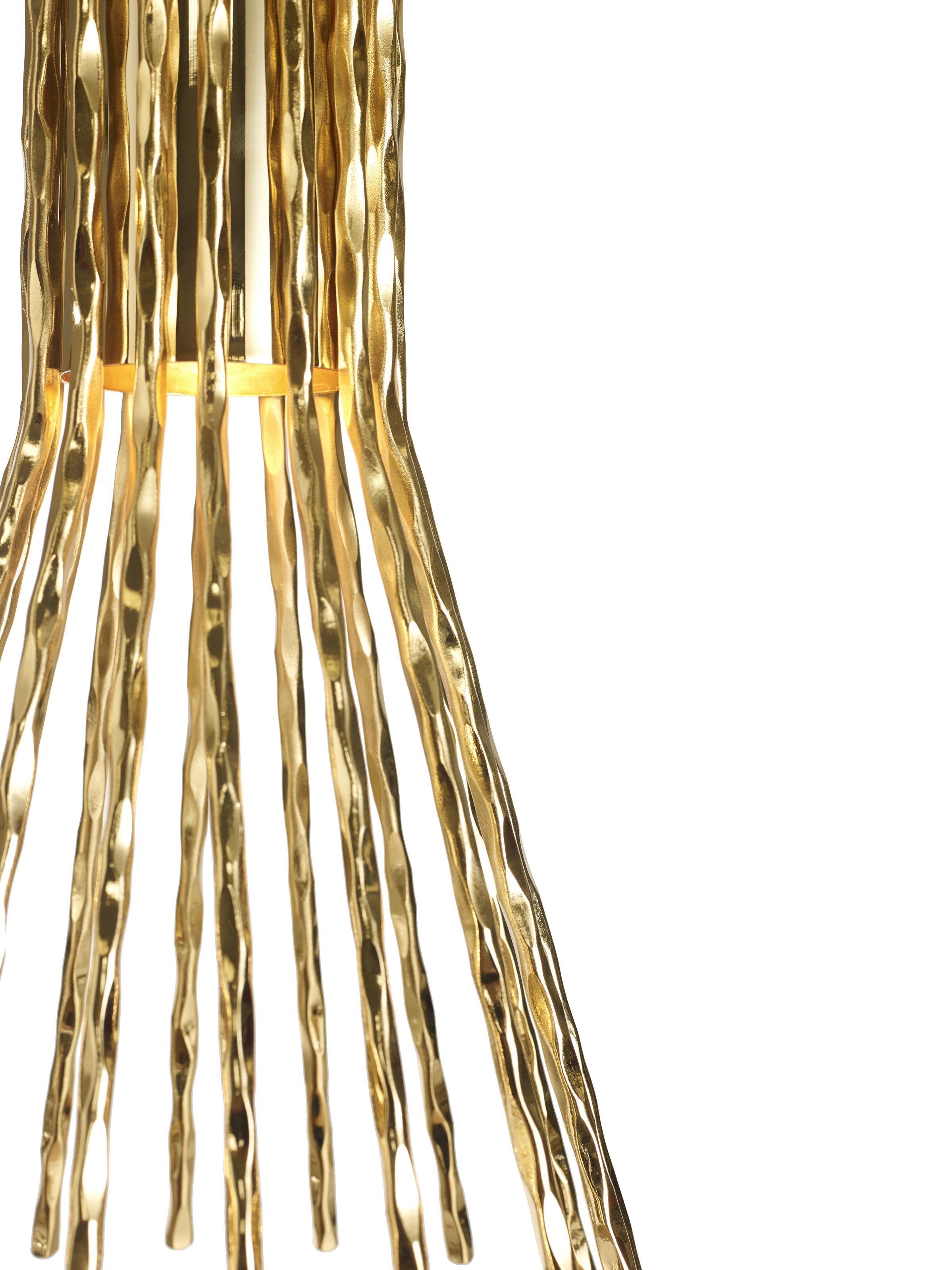 For Sale: Gold Opinion Ciatti Large Batti.Batti Suspension Lamp 3