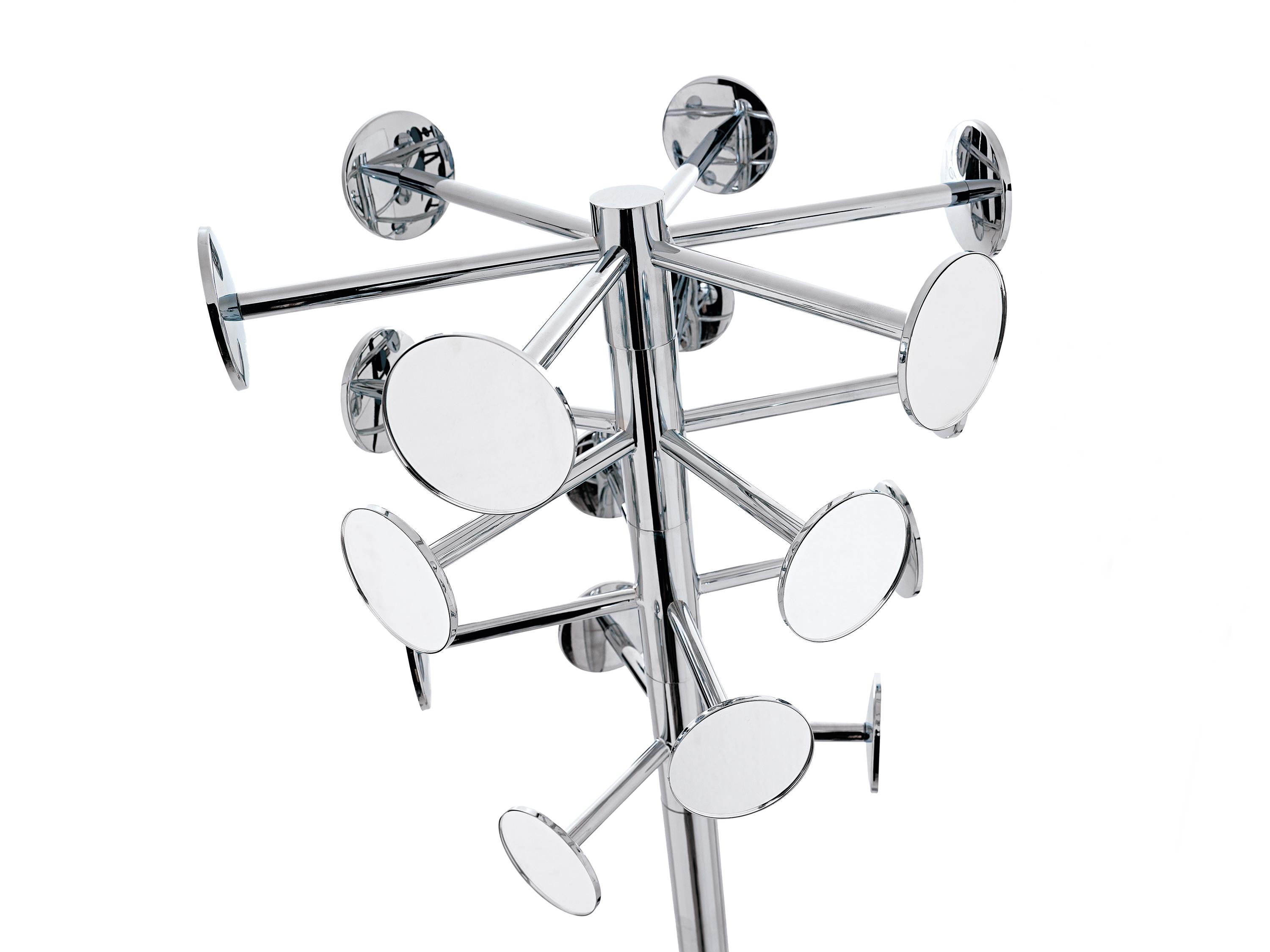 En vente : Silver (Chrome) Avis Ciatti Chaperon Grand porte-manteau 3