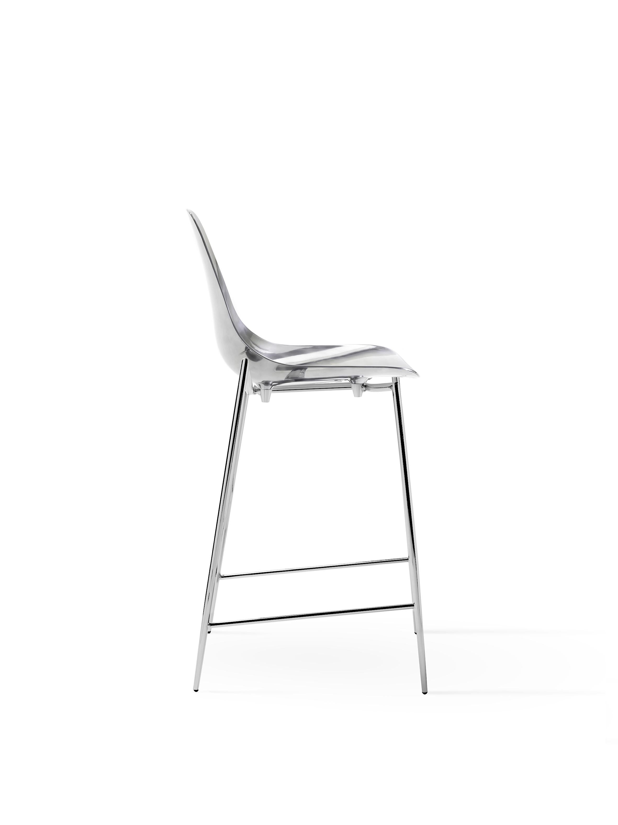 For Sale: Silver (Mirrored Aluminum with Chrome Structure) Opinion Ciatti Mammamia High Chair