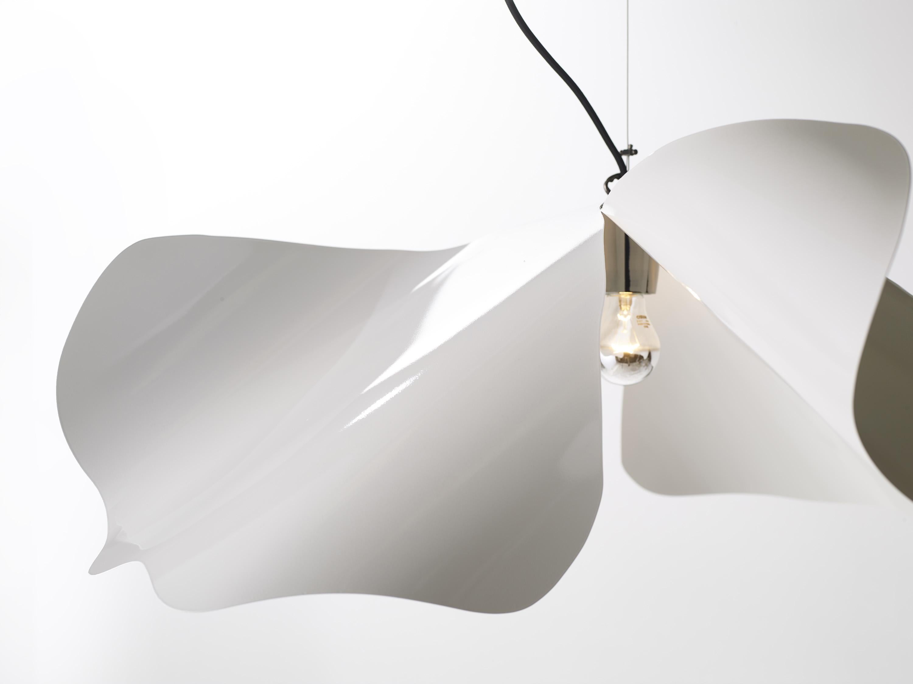 White Opinion Ciatti Papavero Raggiante Large Pendant Lamp 3