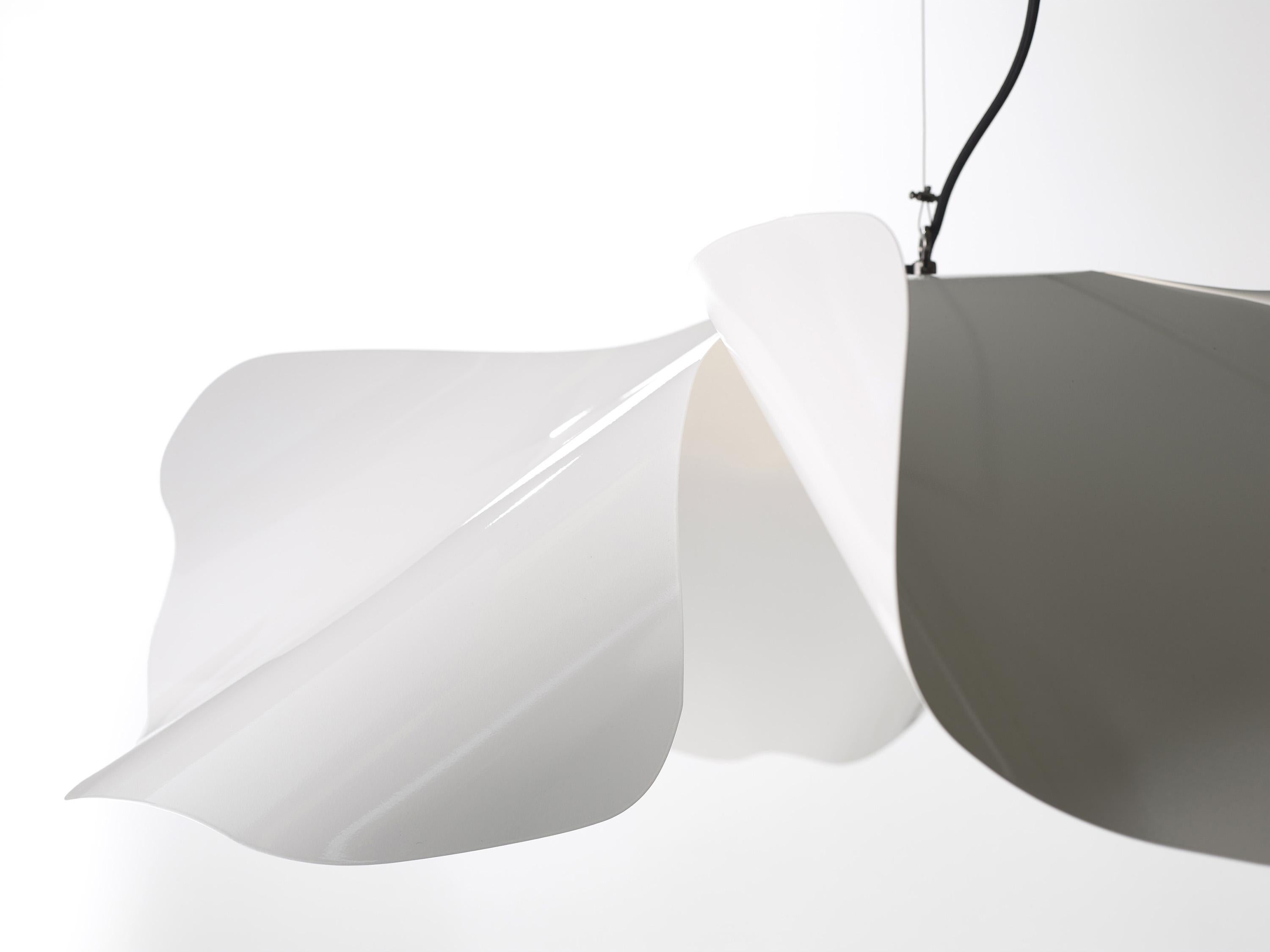 White Opinion Ciatti Papavero Raggiante Large Pendant Lamp 4