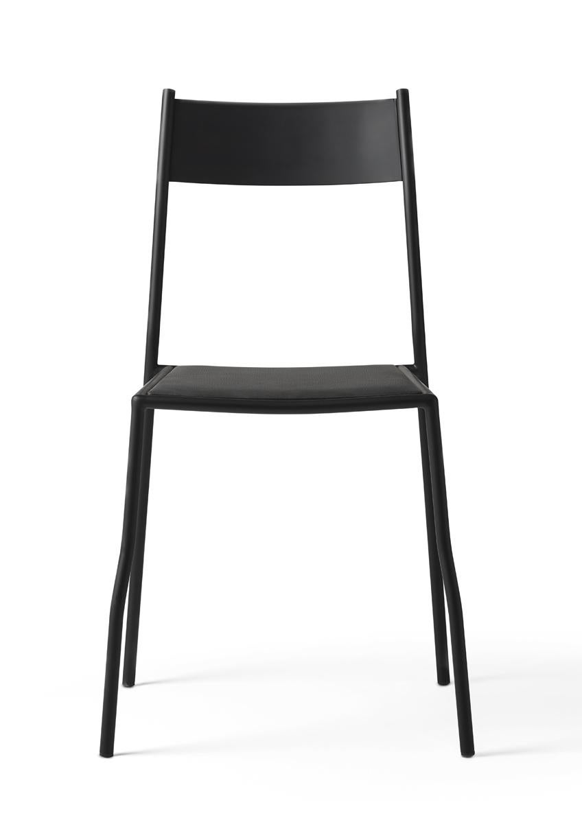 For Sale: Black (Black Eco-Leather with Black Structure) Opinion Ciatti Primasedia Chair, Set of 2