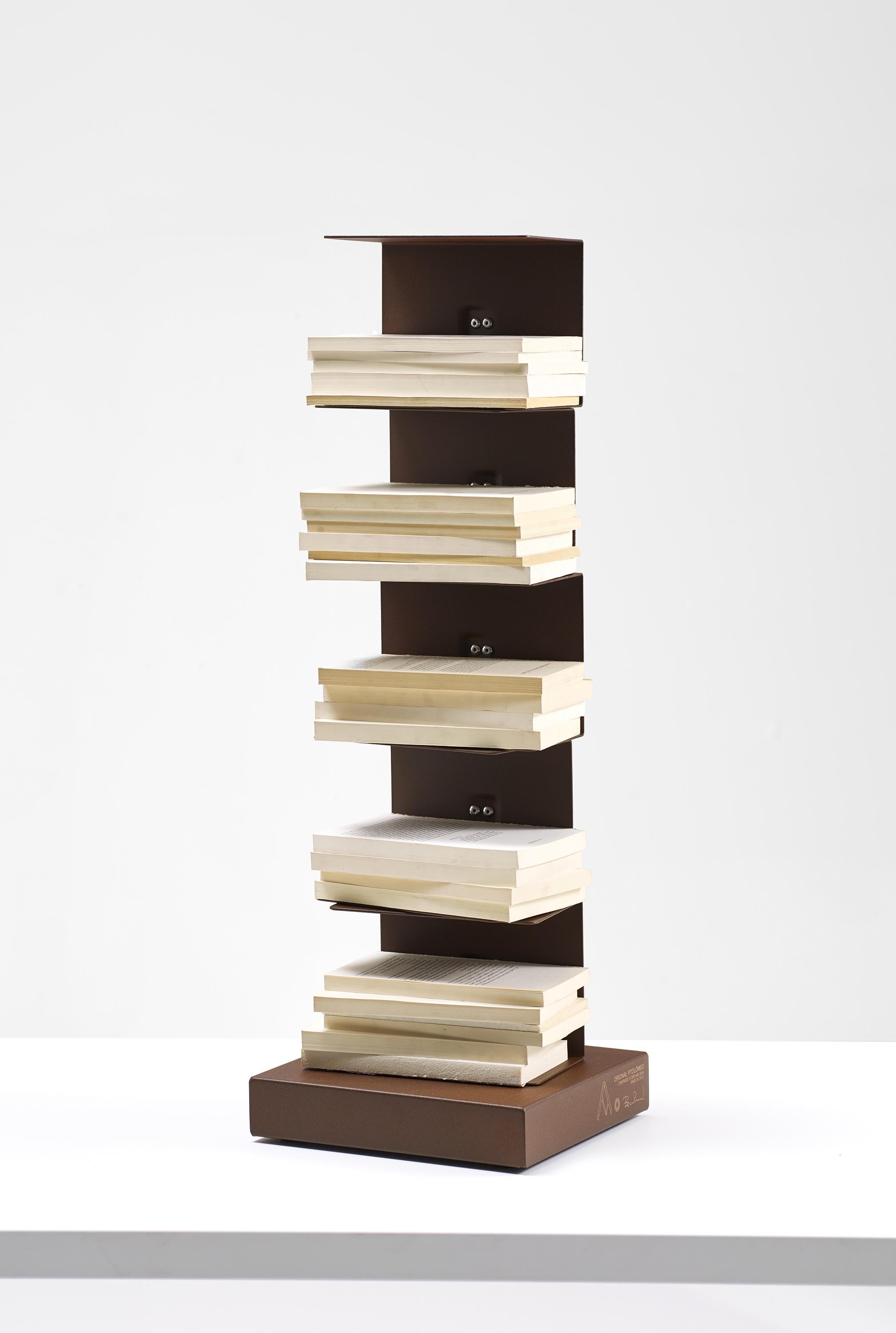 For Sale: Brown (Corten) Opinion Ciatti Original Ptolomeo Small Bookcase 2