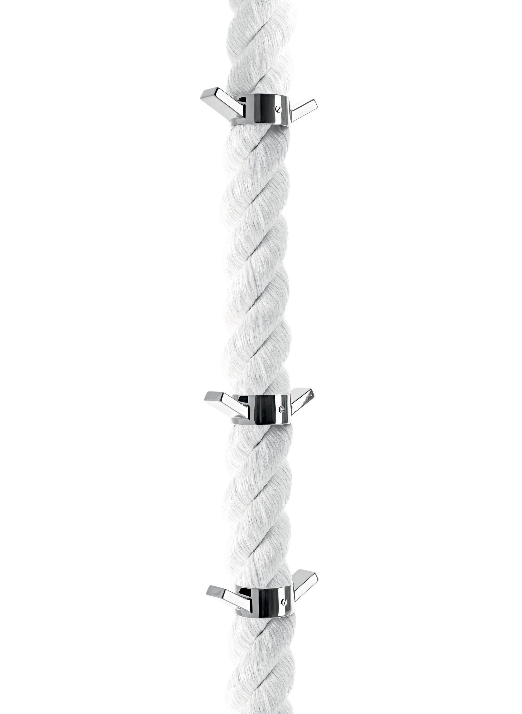 Im Angebot: Meinung Ciatti La Cima 3 Kleiderbügel, White (White Rope with Nickel Hardware)