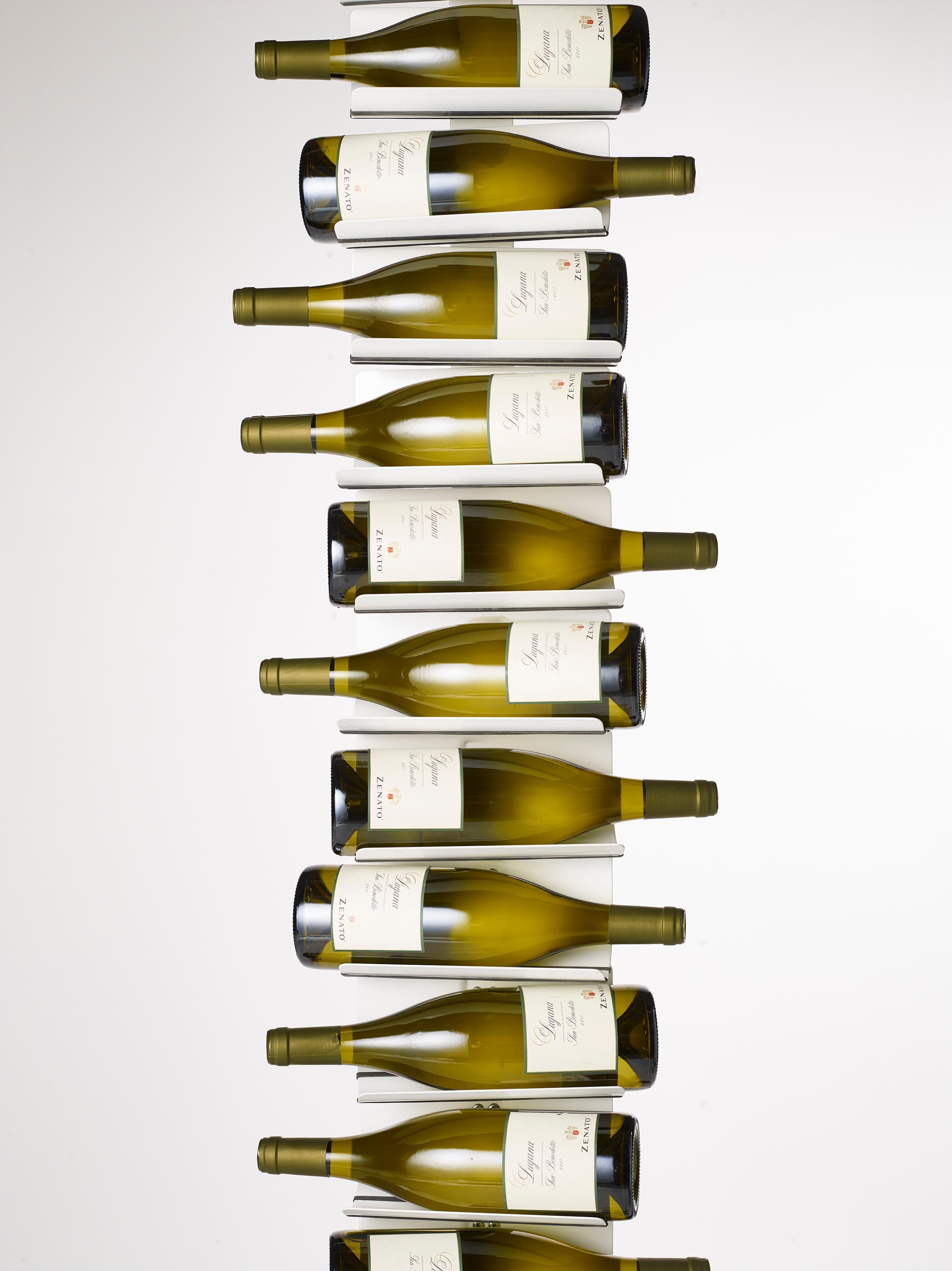 For Sale: White Opinion Ciatti Ptolomeo Vino Vertical Wine Rack Large 3