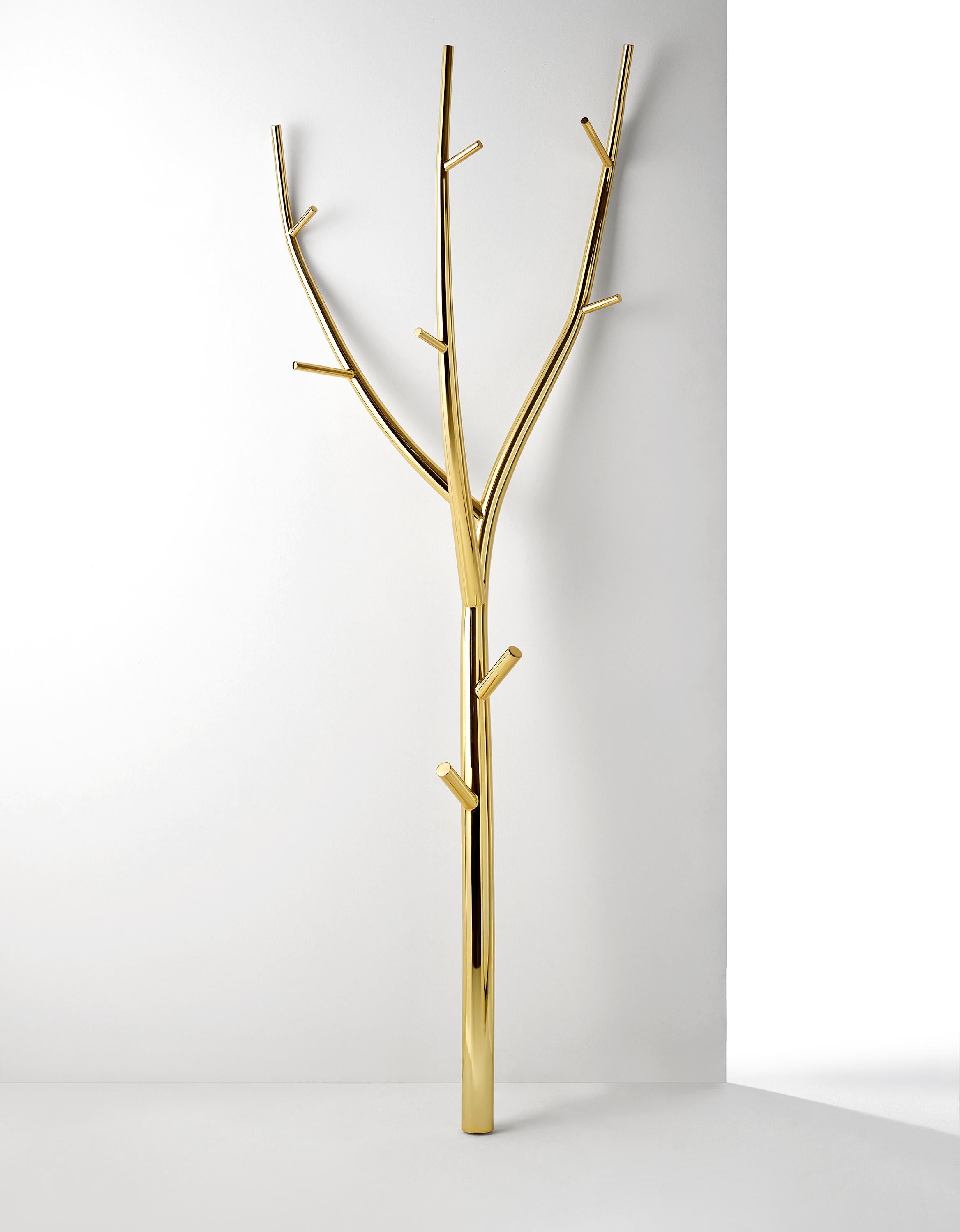 For Sale: Gold (24K Gold) Opinion Ciatti Ramo Sculptural Coat Stand 2