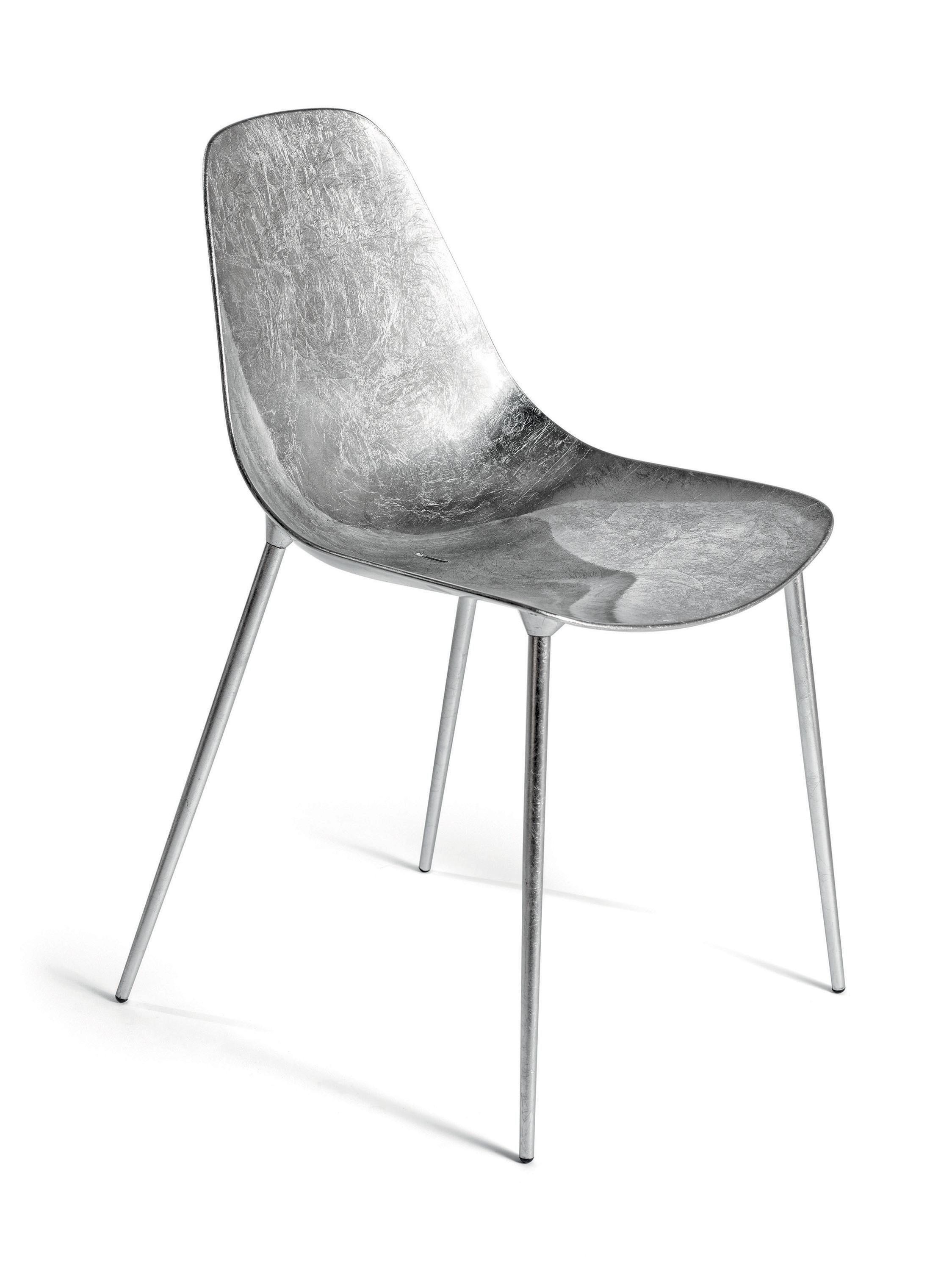 in vendita: Silver (Silver Leaf) Opinion Ciatti Mammamia Non Stackable Chair