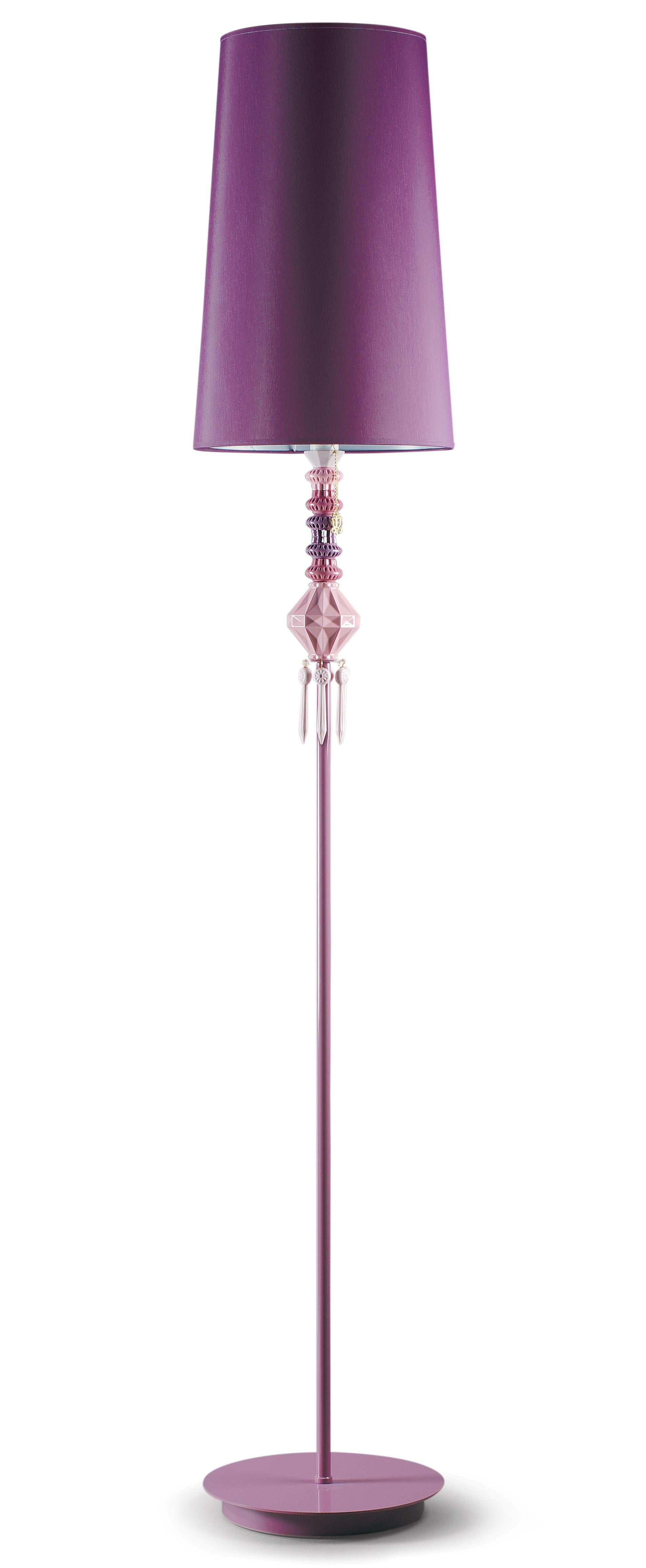 Pink Lladro Belle de Nuit Floor Lamp I
