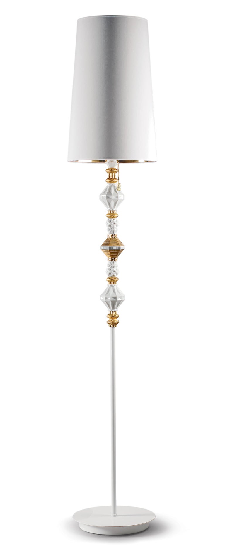 For Sale: Gold Lladro Belle de Nuit Floor Lamp II