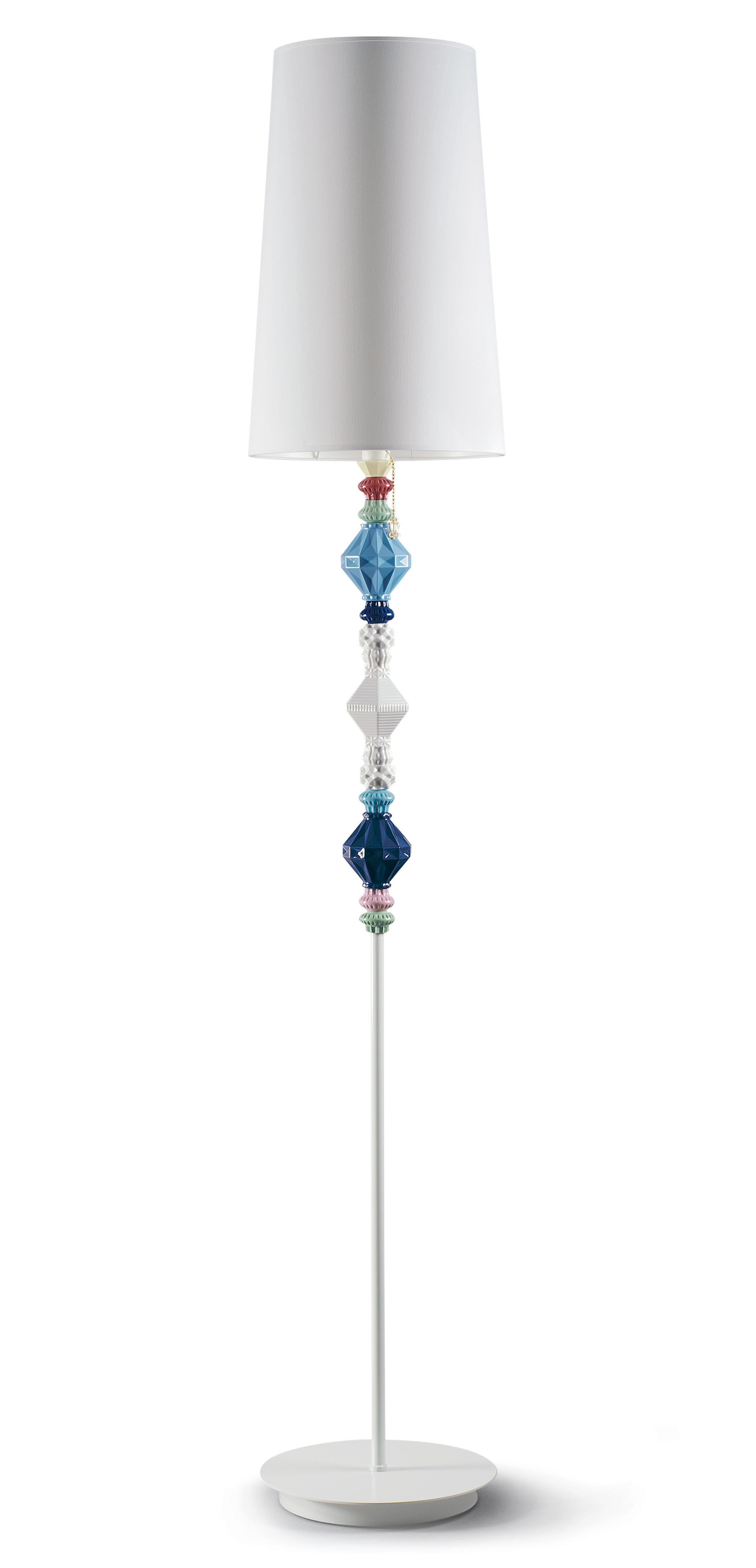 For Sale: Multi (Multicolor) Lladro Belle de Nuit Floor Lamp II