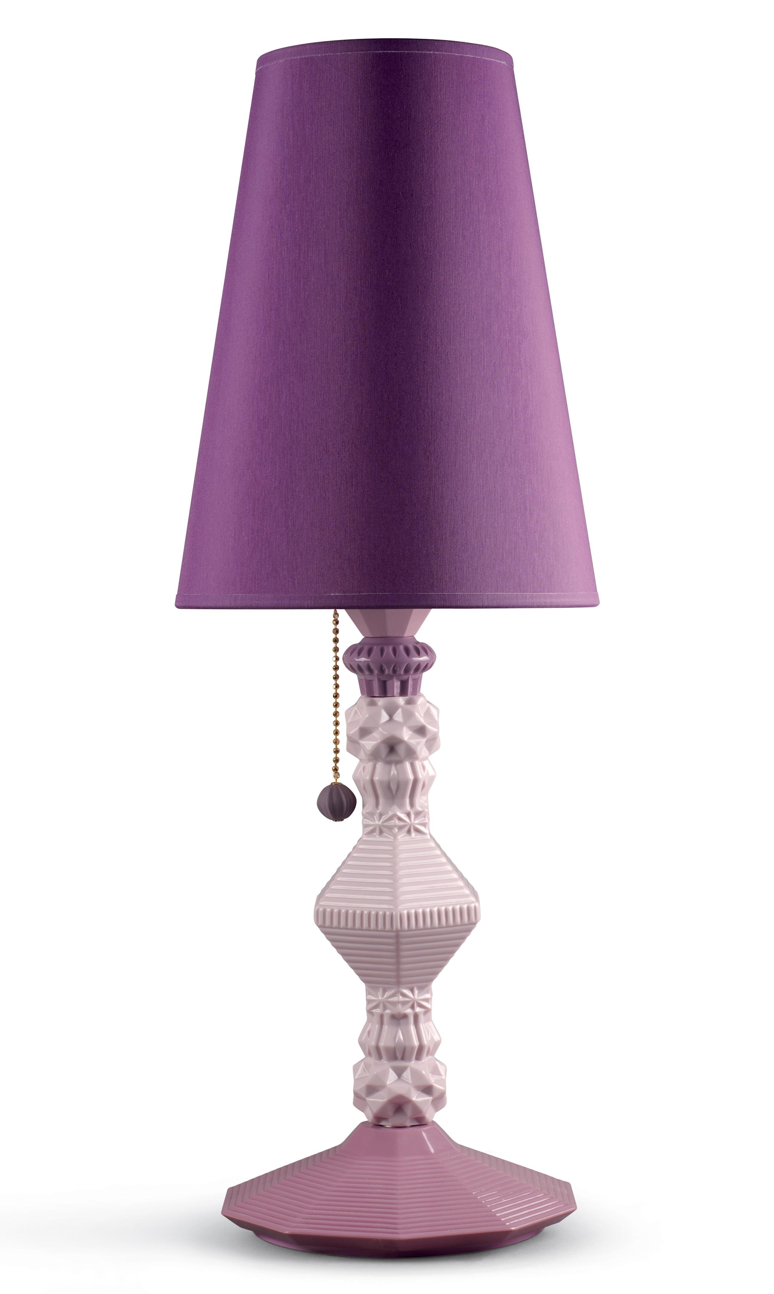 For Sale: Pink Lladro Belle de Nuit Table Lamp