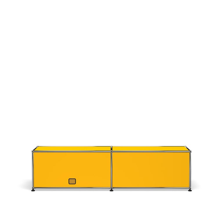 For Sale: Yellow (Golden Yellow) USM Haller Media B218 Storage System 4