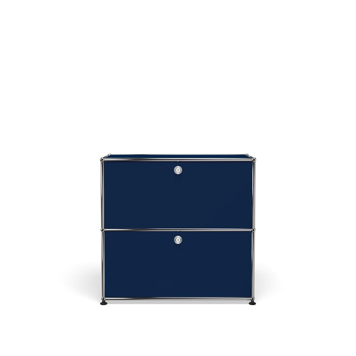 Im Angebot: Usm Haller Storage C1A18 Lagersystem, Blue (Steel Blue)