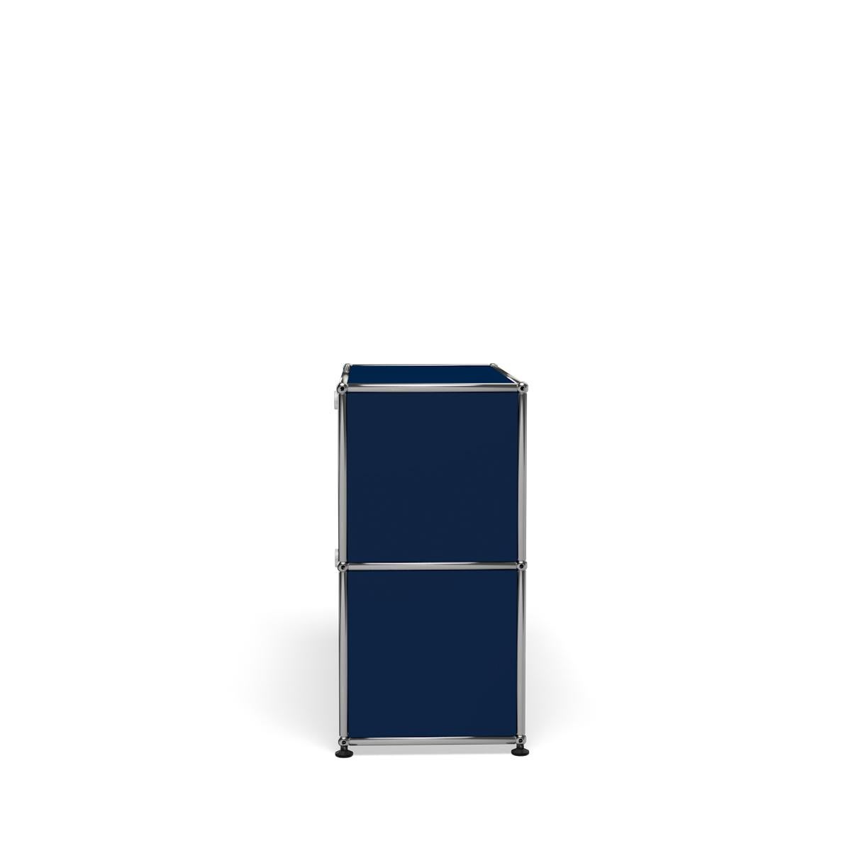 Im Angebot: Usm Haller Storage C1A18 Lagersystem, Blue (Steel Blue) 3