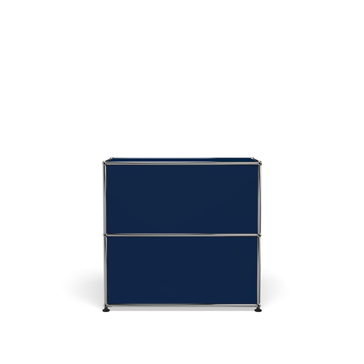 Im Angebot: Usm Haller Storage C1A18 Lagersystem, Blue (Steel Blue) 4