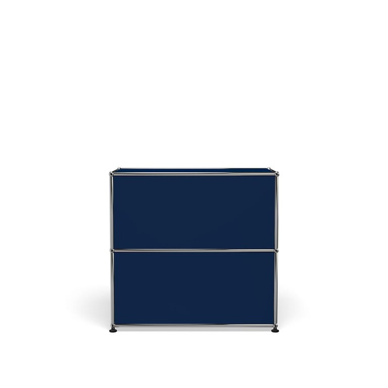 For Sale: Blue (Steel Blue) Usm Haller Storage C1A18 Storage System 4