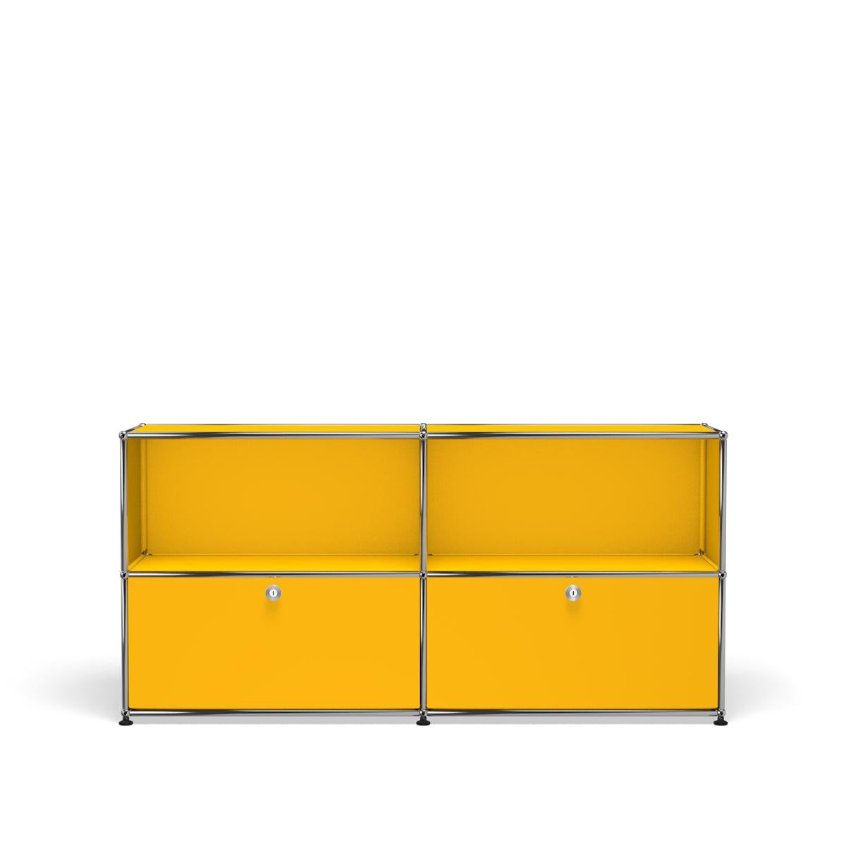 For Sale: Yellow (Golden Yellow) USM Haller Credenza C2A Storage System
