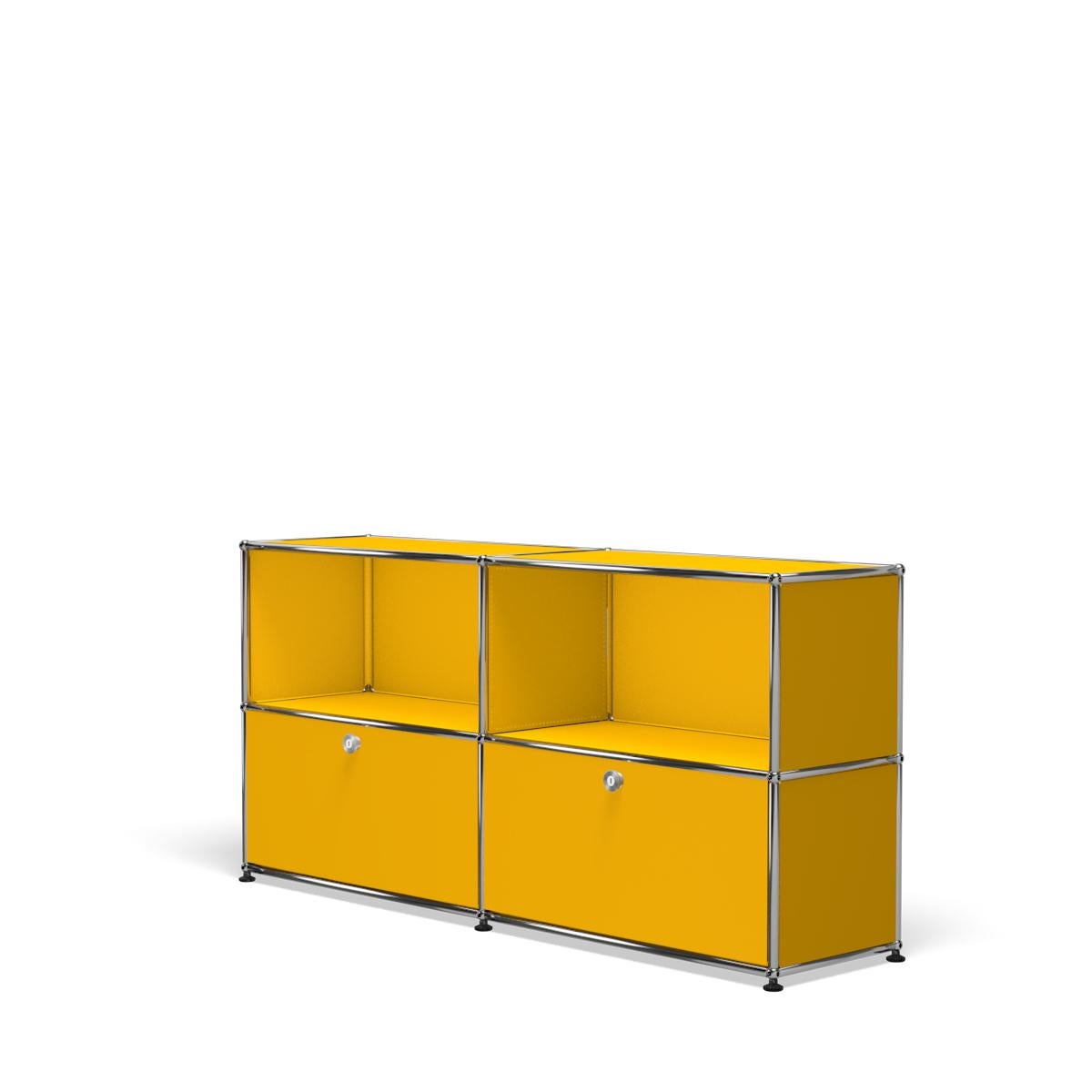 For Sale: Yellow (Golden Yellow) USM Haller Credenza C2A Storage System 2
