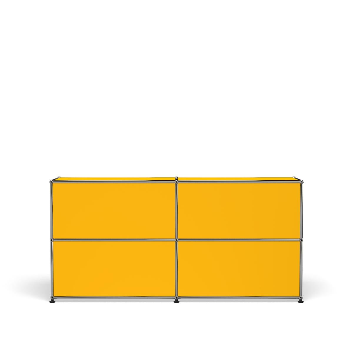 For Sale: Yellow (Golden Yellow) USM Haller Credenza C2A Storage System 4