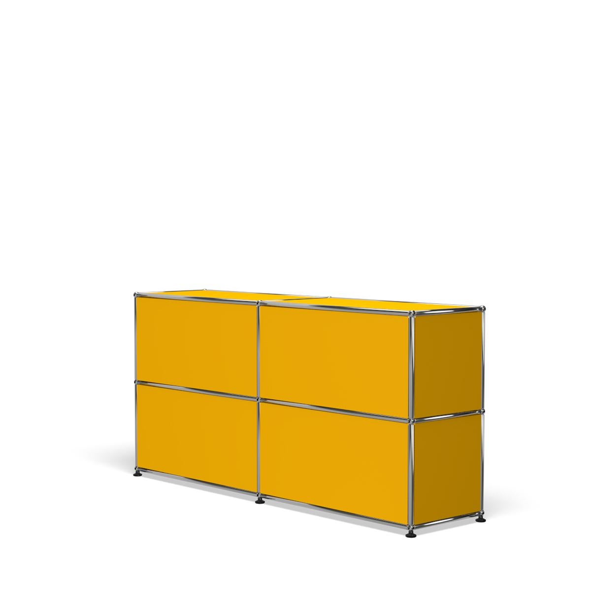 For Sale: Yellow (Golden Yellow) USM Haller Credenza C2A Storage System 5