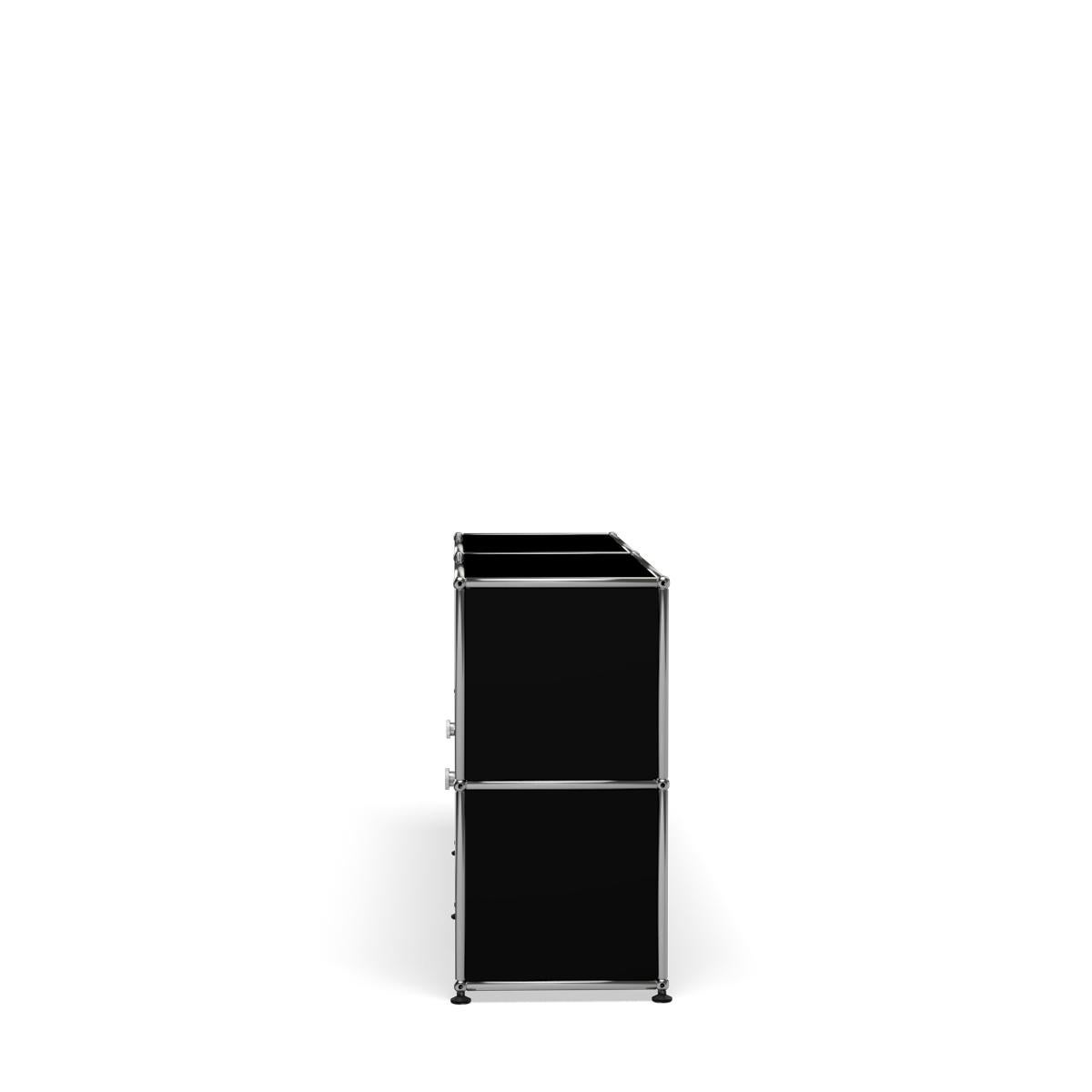 For Sale: Black (Graphite Black) USM Haller Credenza C2A Storage System 3