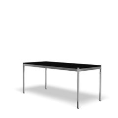 USM Haller Table T69 black linoleum