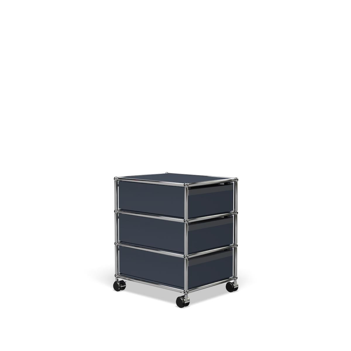 For Sale: Gray (Anthracite) USM Haller Pedestal V Storage System 5
