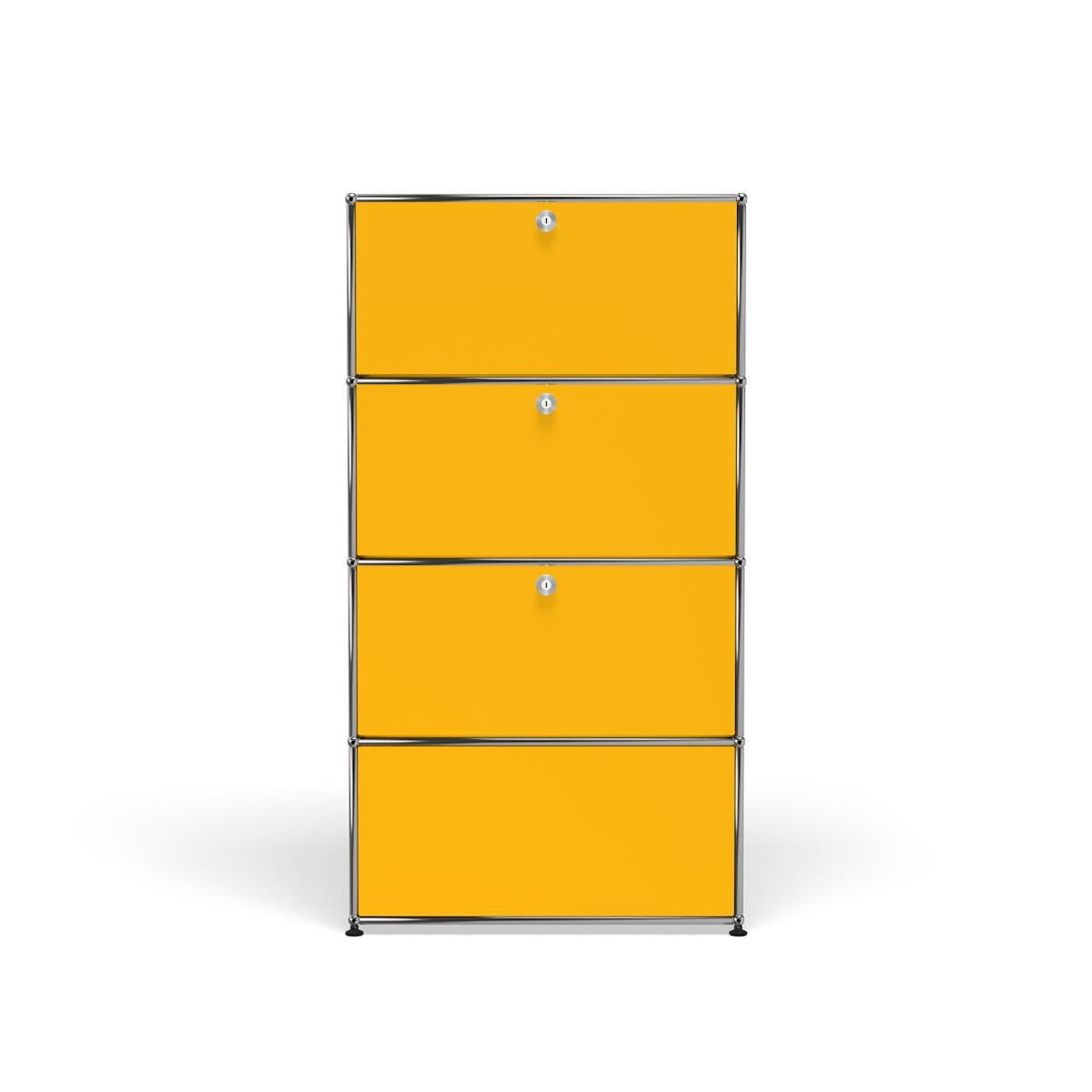 Yellow (Golden Yellow) USM Haller Storage S118A Storage System