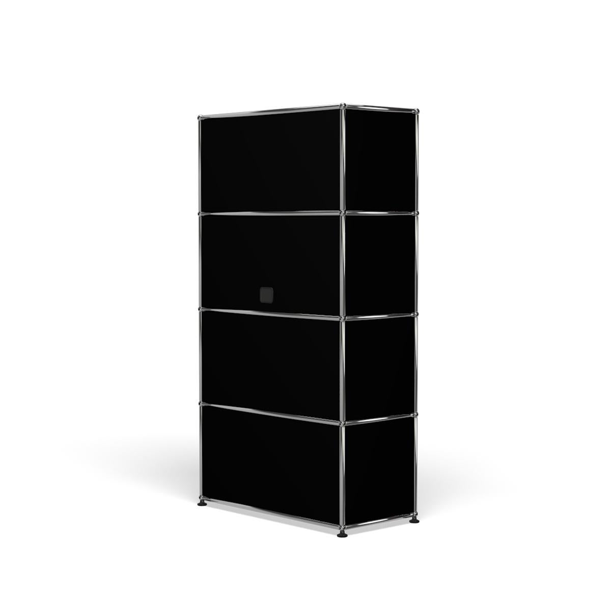 Black (Graphite Black) USM Haller Storage S118A Storage System 5