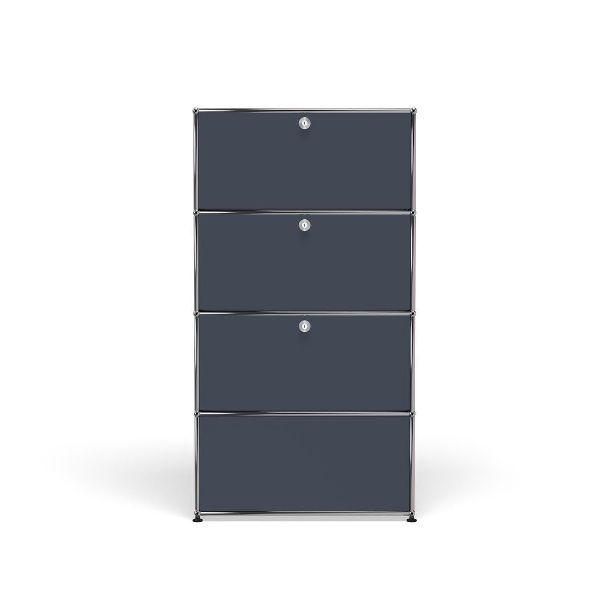 Gray (Anthracite) USM Haller Storage S118A Storage System