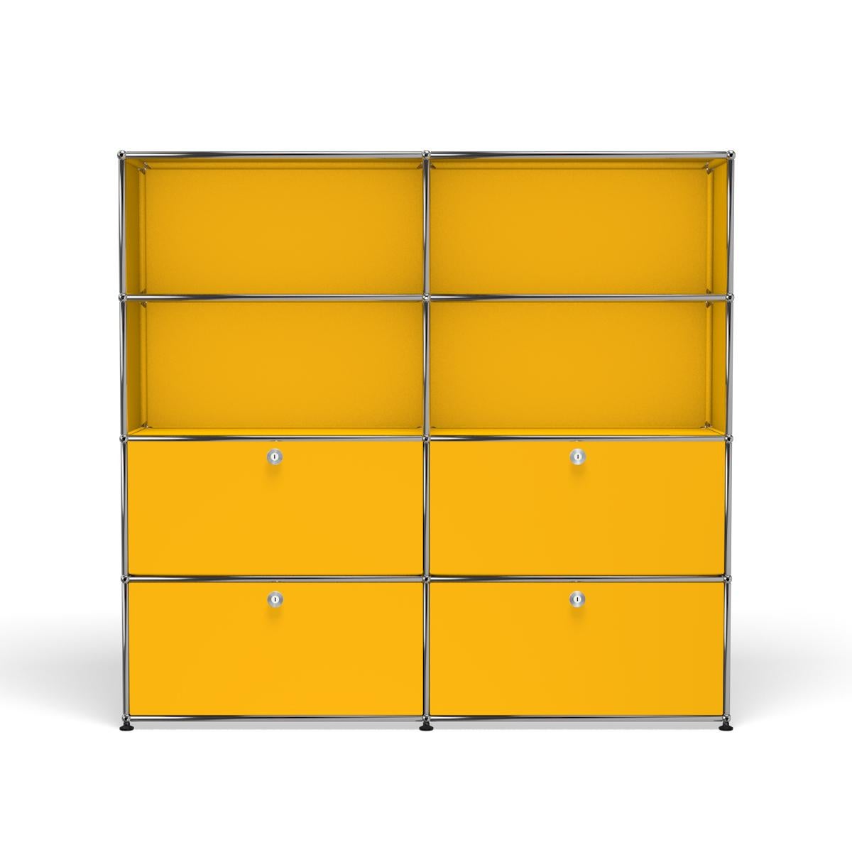Im Angebot: USM Haller Storage S2 Aufbewahrungssystem, Yellow (Golden Yellow)