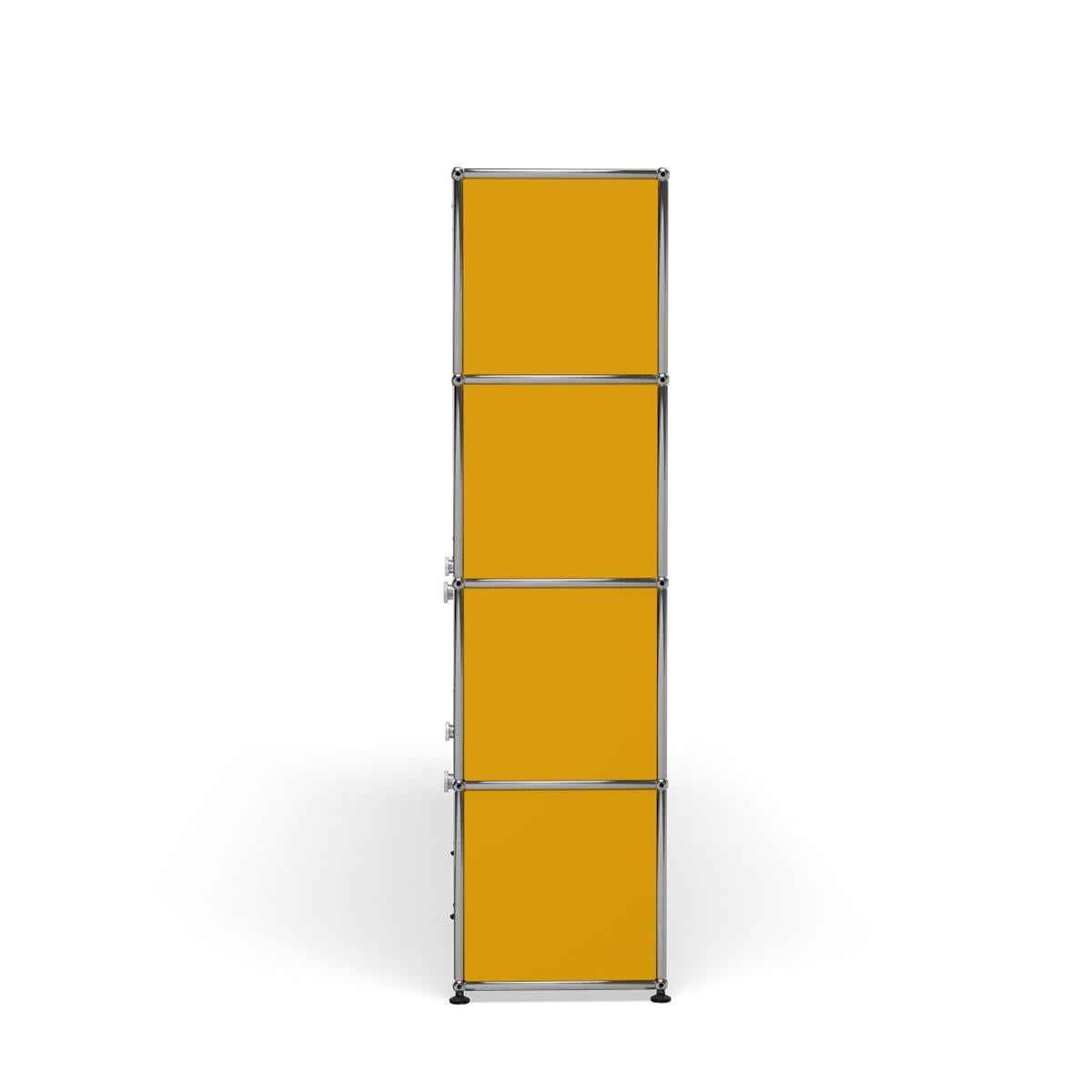Im Angebot: USM Haller Storage S2 Aufbewahrungssystem, Yellow (Golden Yellow) 3