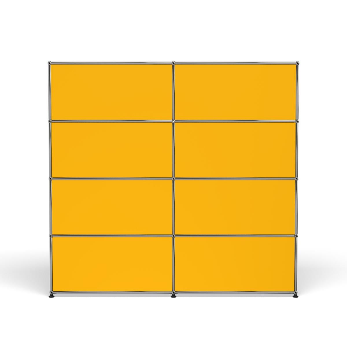 Im Angebot: USM Haller Storage S2 Aufbewahrungssystem, Yellow (Golden Yellow) 4