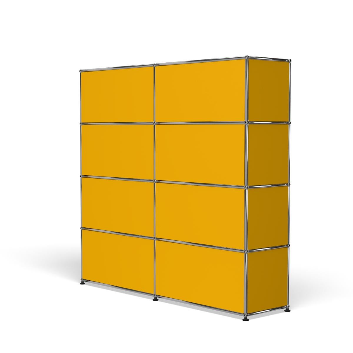 Im Angebot: USM Haller Storage S2 Aufbewahrungssystem, Yellow (Golden Yellow) 5