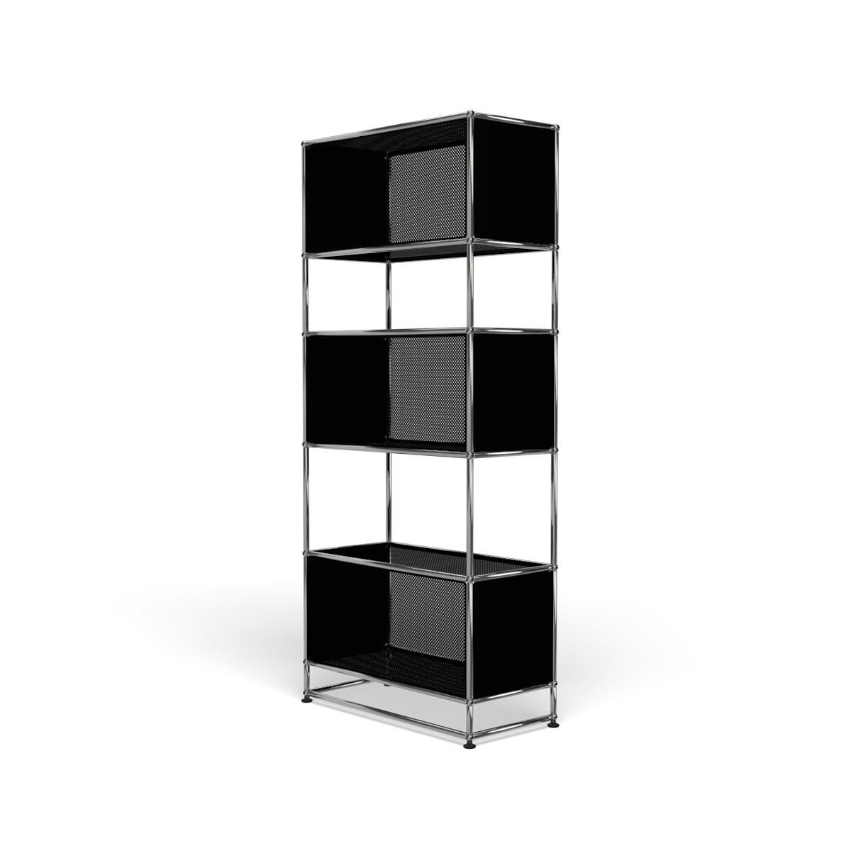 En vente : Black (Graphite Black) Étagère de hall d'entrée USM RE119 5