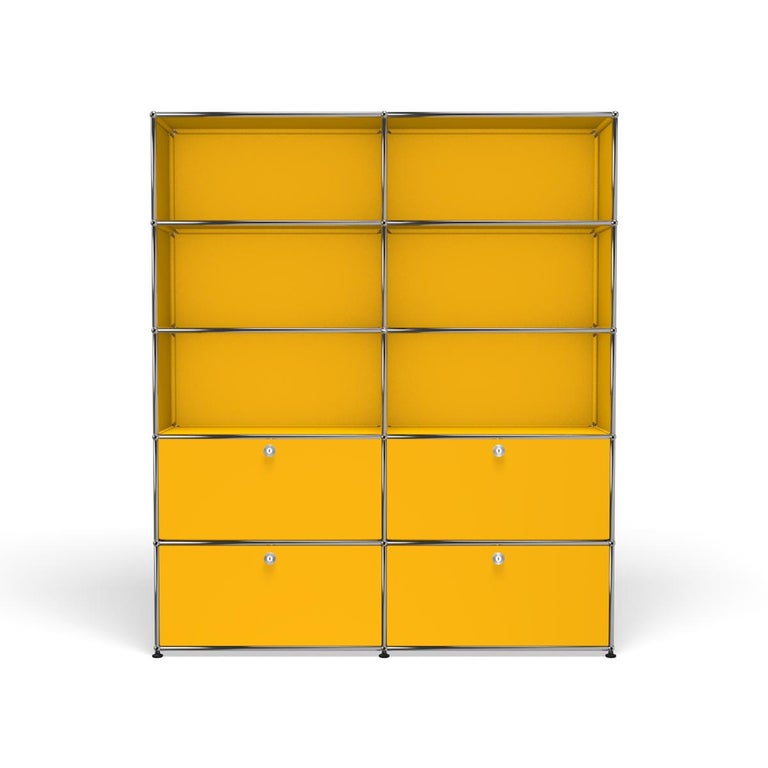 For Sale: Yellow (Golden Yellow) USM  Shelving R2 Storage System