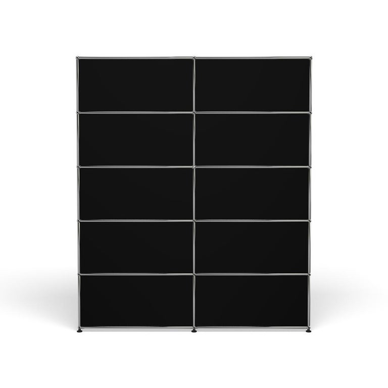 For Sale: Black (Graphite Black) USM  Shelving R2 Storage System 4