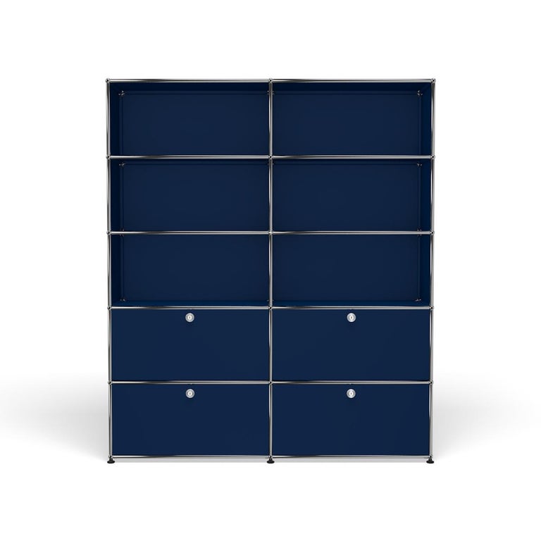 For Sale: Blue (Steel Blue) USM  Shelving R2 Storage System